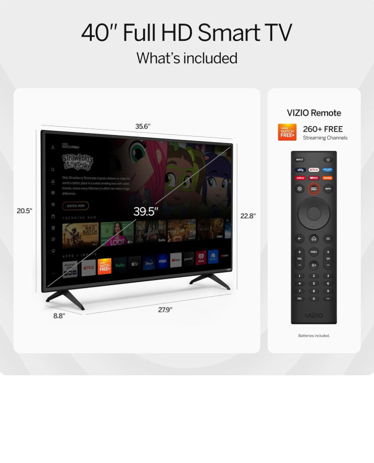 Vizio 40 inch Tv